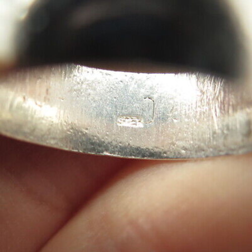 925 Sterling Silver Vintage Classic Band Ring Size 6 - Picture 7 of 8